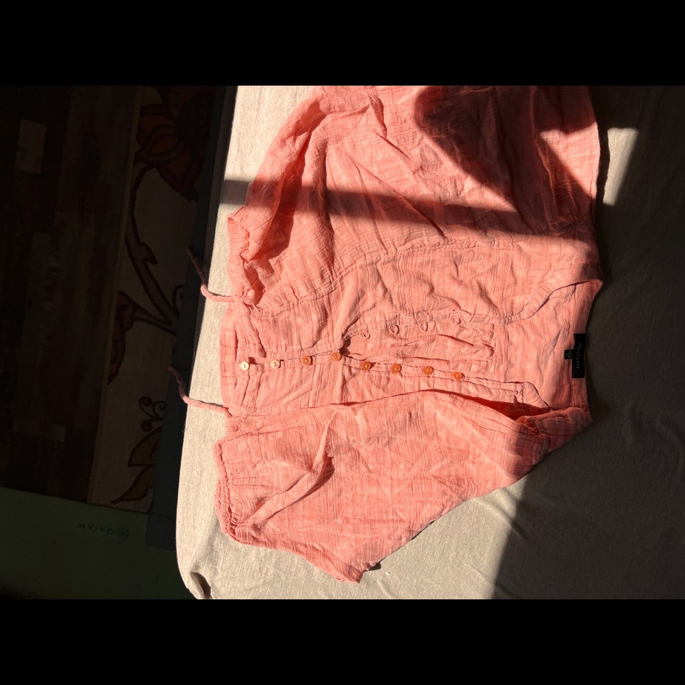 Sanctuary boho top with balloon sleeves